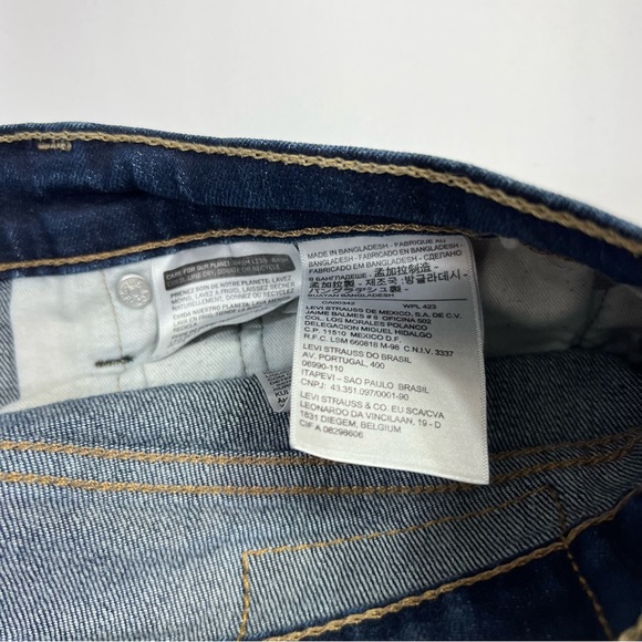 Levi’s 511 Denim Dark Wash Blue Jeans Men’s 34 x 32 See Measurements - Picture 6 of 8